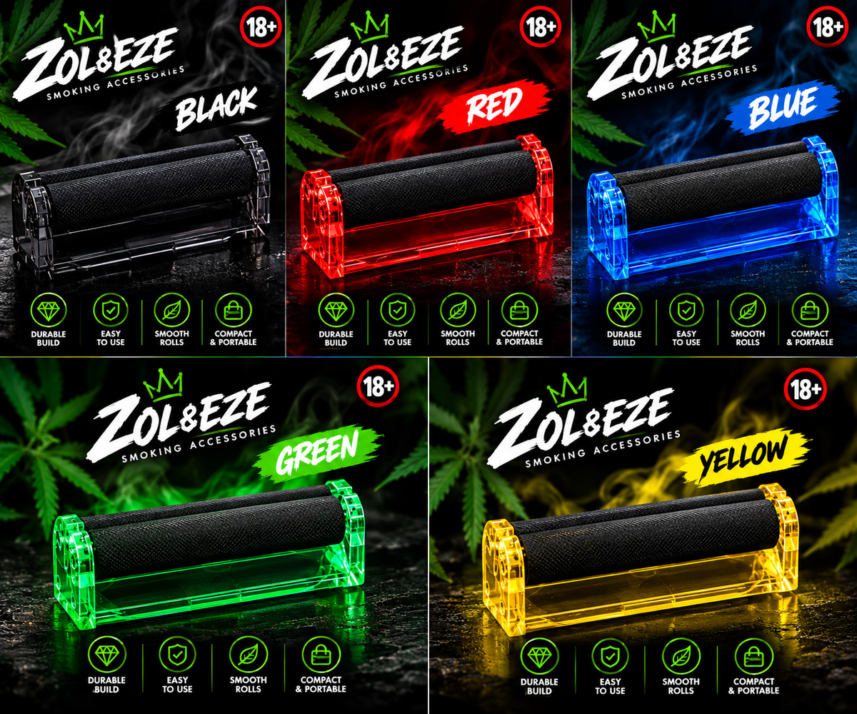 🔥 Zol&Eze™ RollPro – Manual Rolling Machine